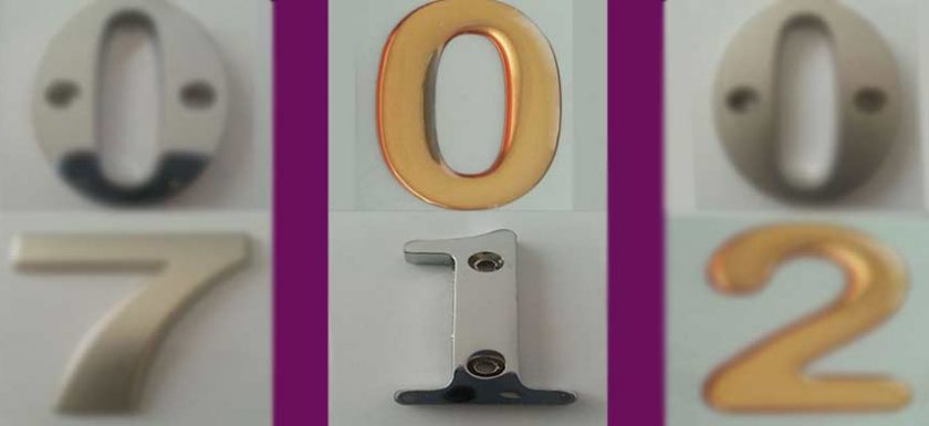 Metal Kapı Numarası